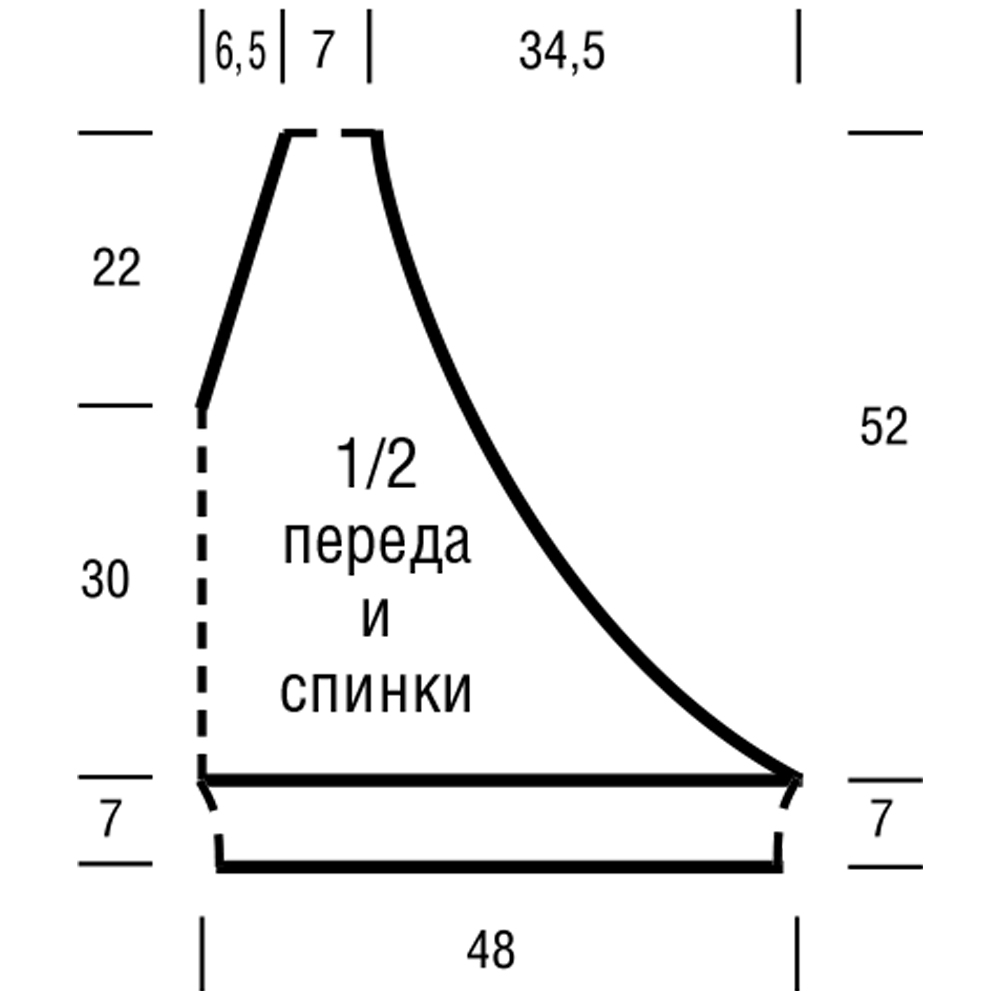 Выкройка топа с открытой спиной Выкройка топа с открытой спиной