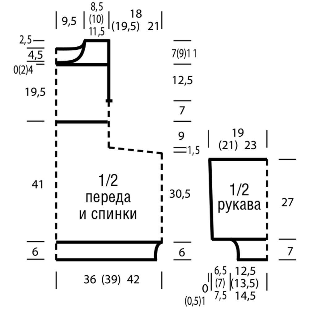 Туника приталенная
