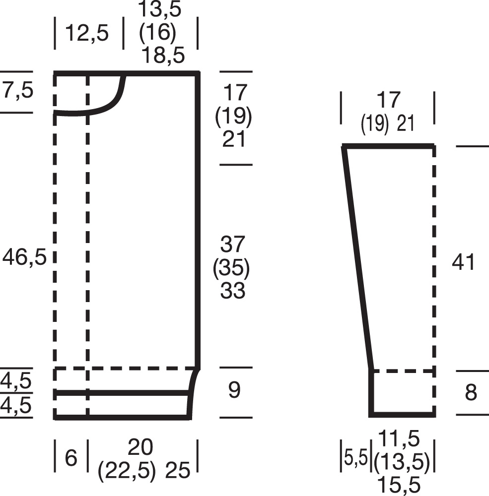 Свитер с центральной «косой»
