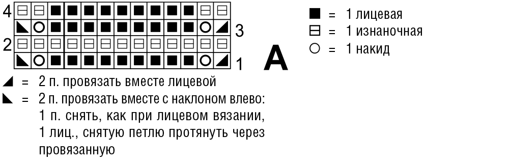 Топ с ажурной вставкой