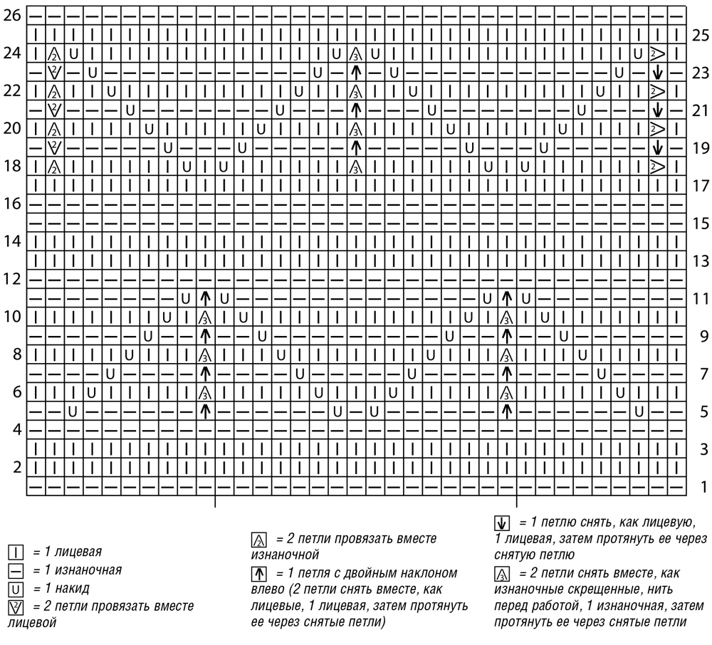Джемпер с рельефным узором