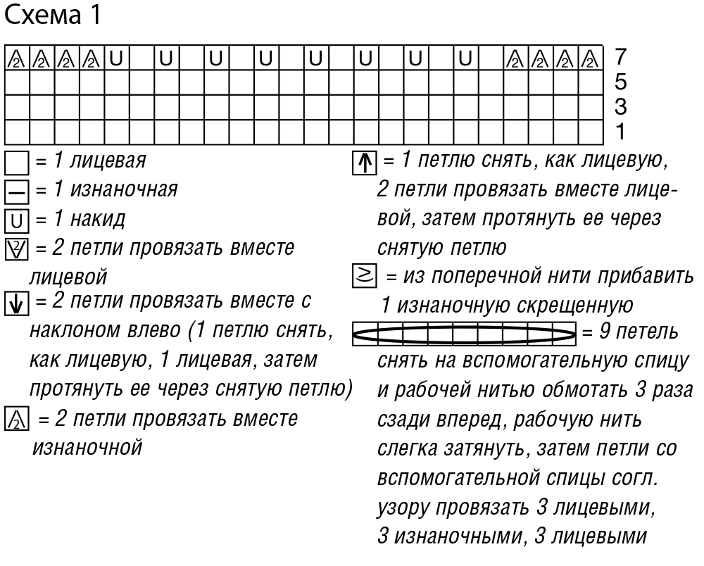 Пуловер с сочетанием узоров
