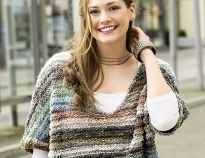 Связать модный жилет из мохера