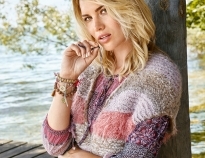 Связать модный жилет из мохера