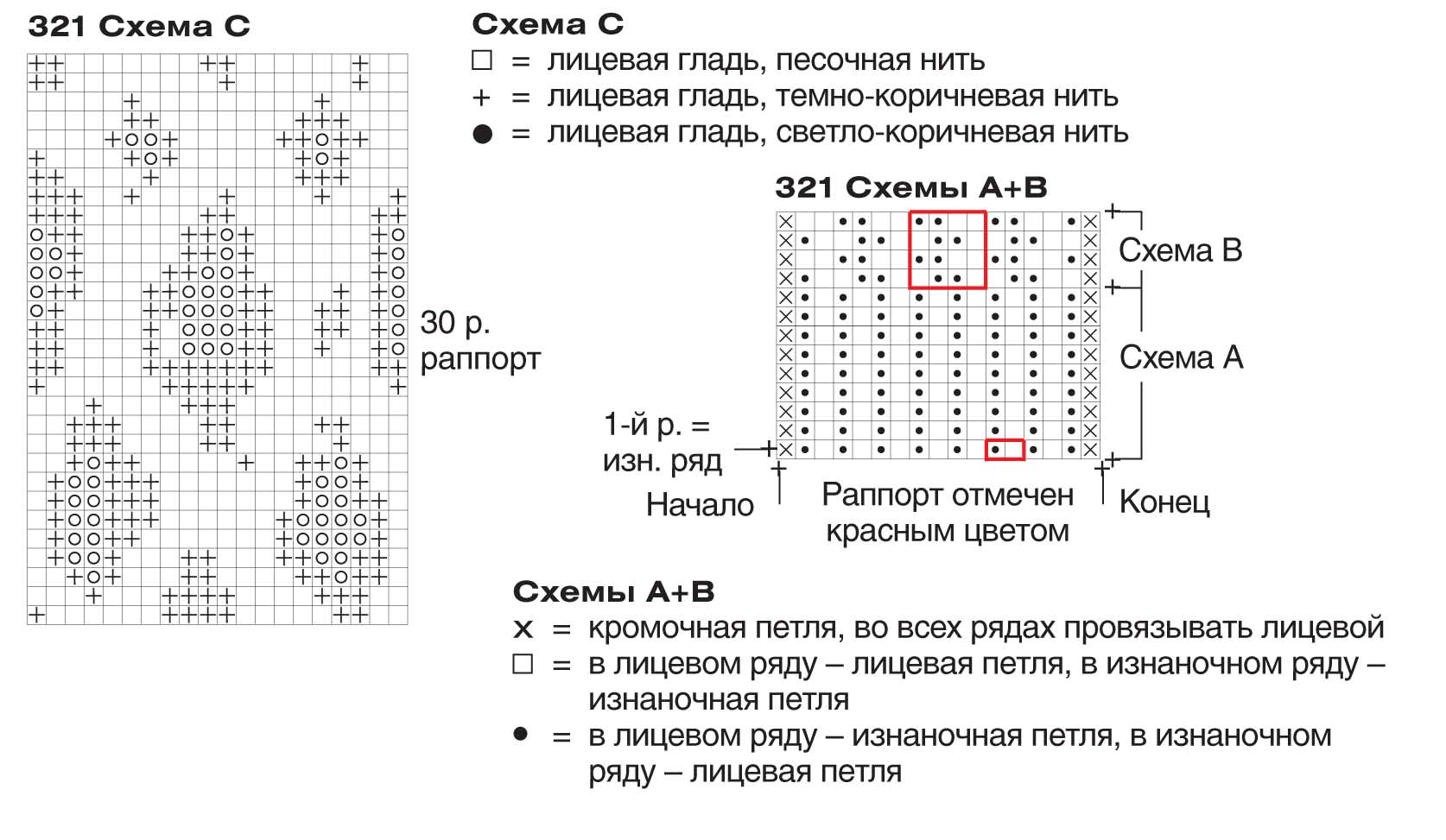 Леопард крючком схема