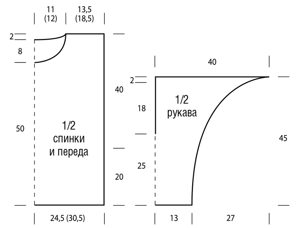 Накидка летучая мышь спицами схемы и описание