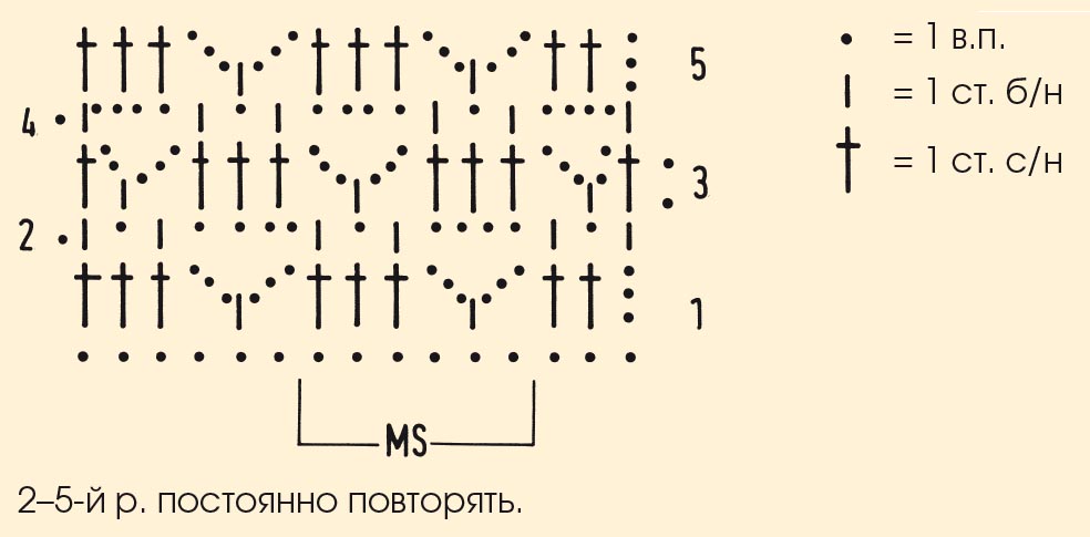 Цветочный узор спицами схема фото 38