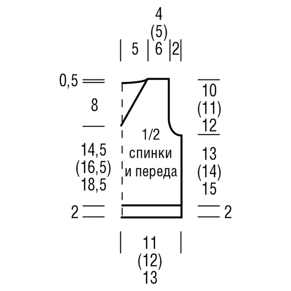 Жилет на вязальной машине схемы