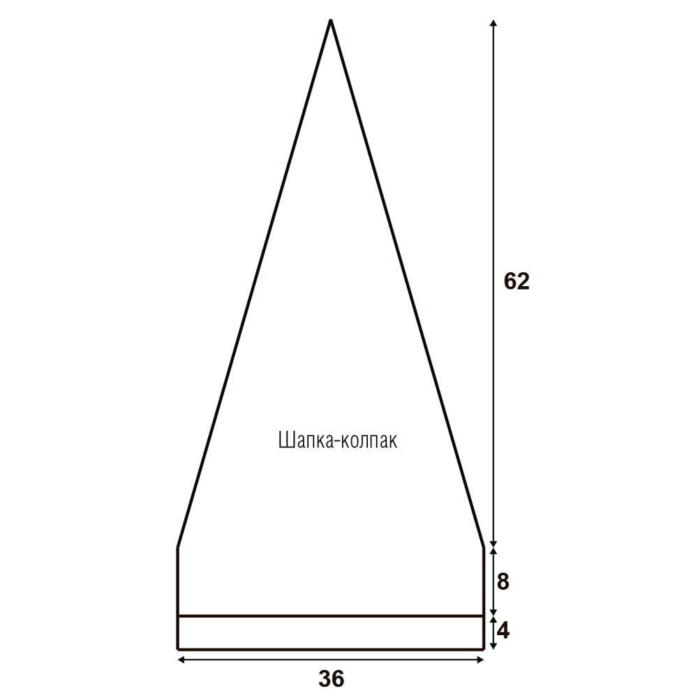 Колпак крючком схема