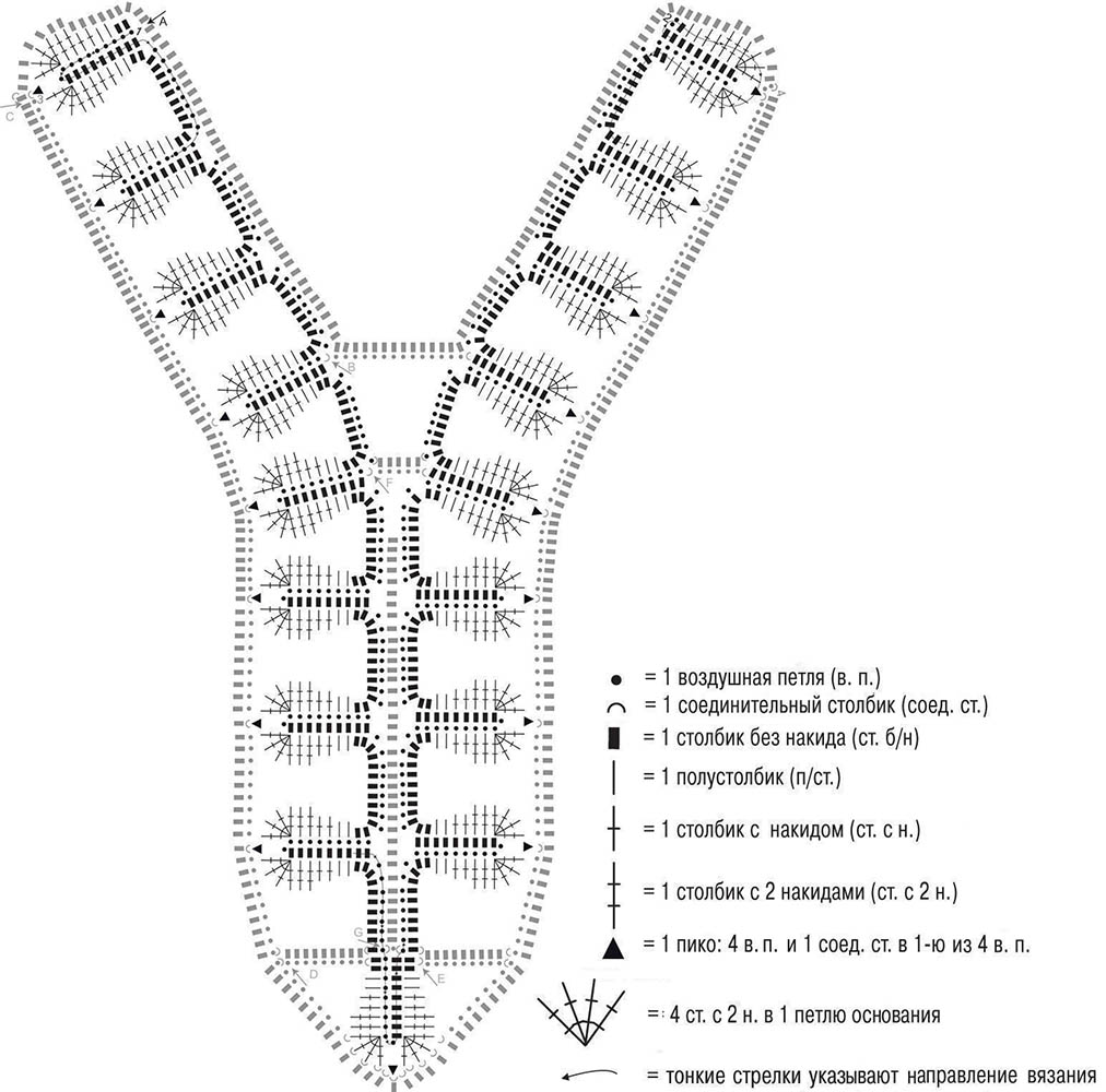 Маечка крючком для женщин схемы и описание