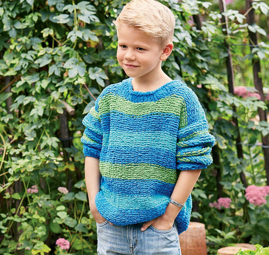 Вязанный свитер на мальчика