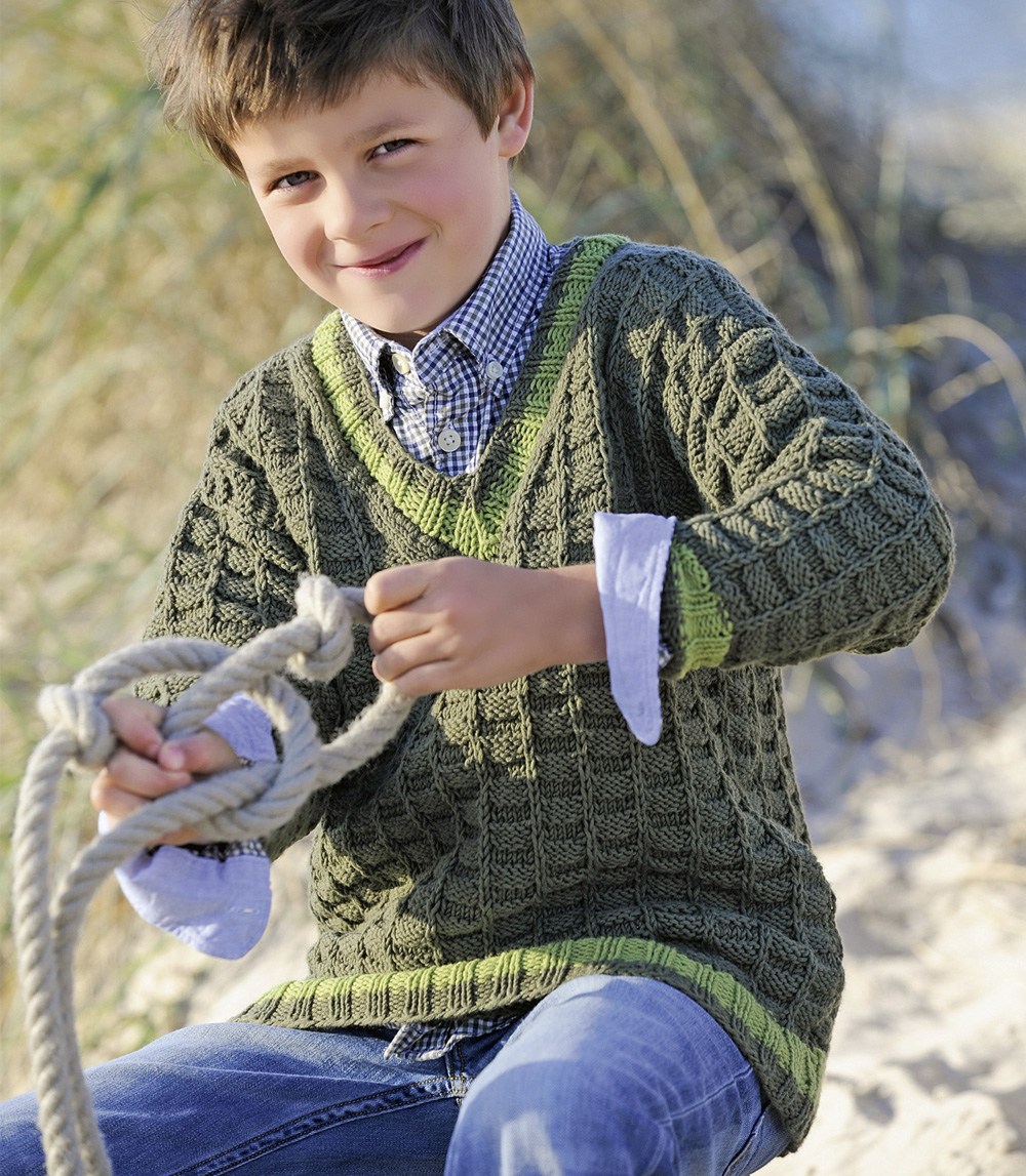 Детские свитера на спицах