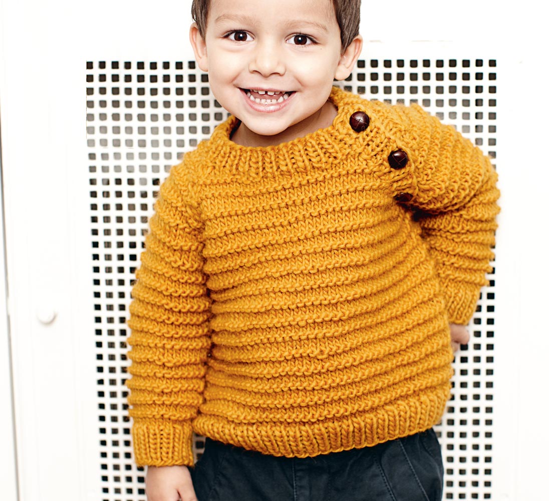 Вязание свитера на мальчика